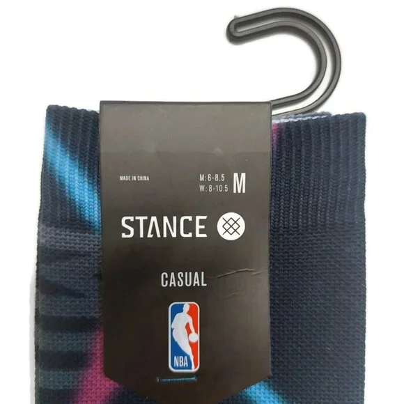 Stance Mens Medium Shoe Size 6-8.5 Fast Break Giannis Antetokounmpo Crew Socks - Picture 4 of 6